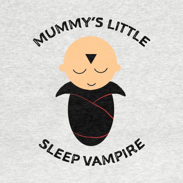 Mummy's little sleep vampire by DogCameToStay